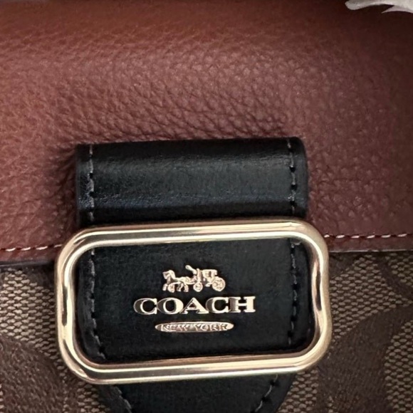 NWT Coach Signature Snap Wallet – Brown/Black Multi - Picture 3 of 8